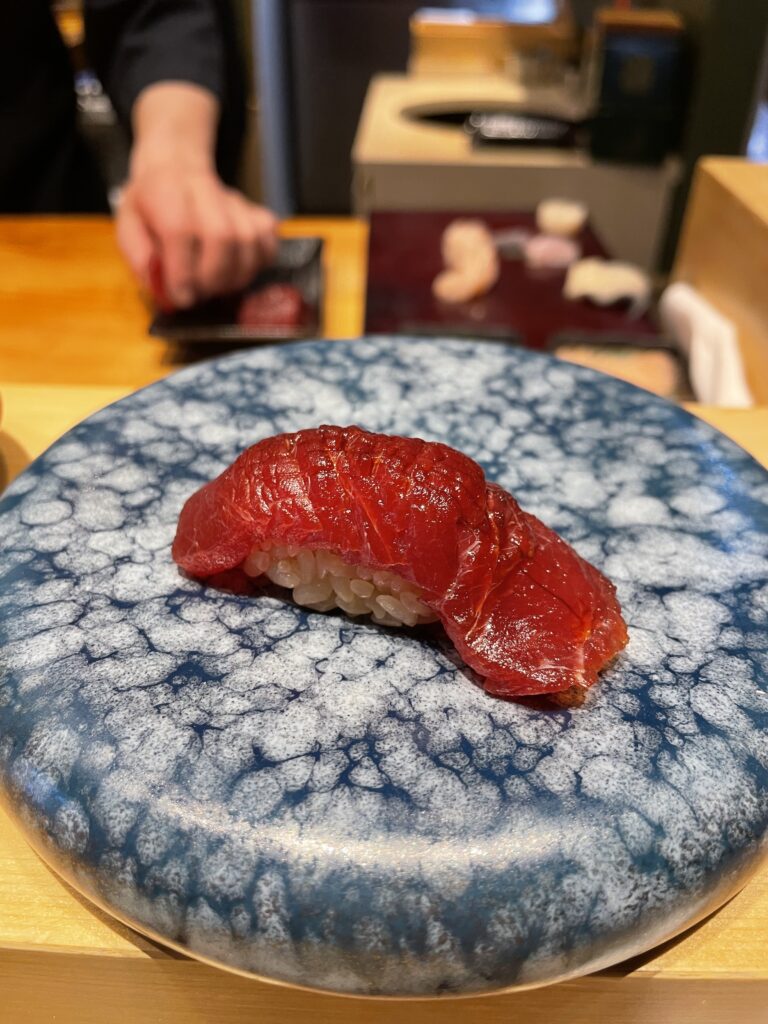 浜松町,大門,寿司,立喰い鮨 浩也,漬けマグロ