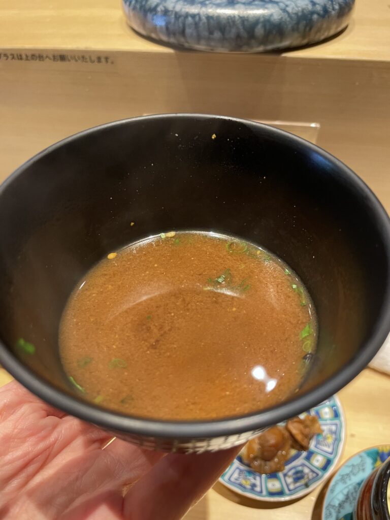 浜松町,大門,寿司,立喰い鮨 浩也,味噌汁